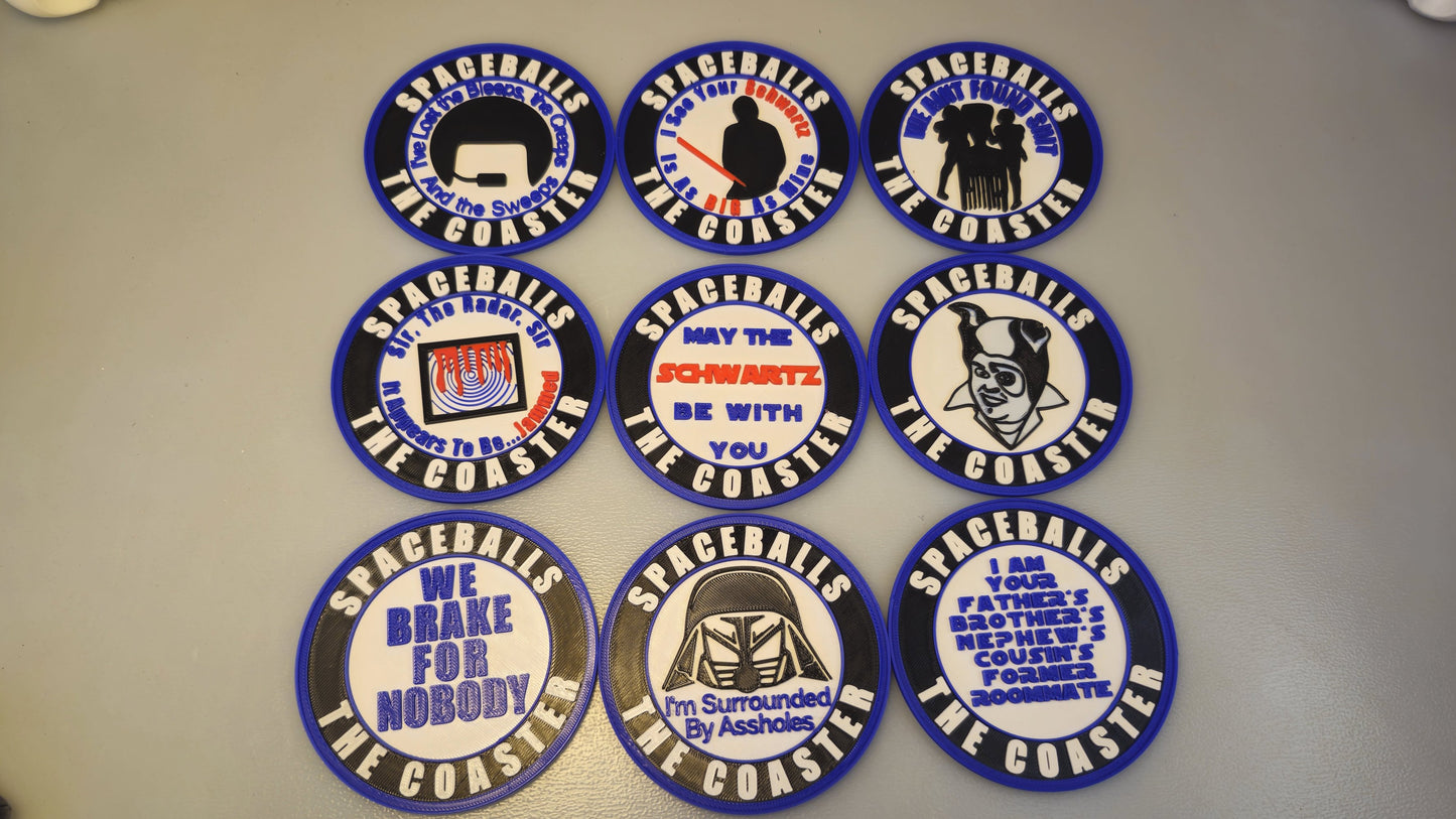 Spaceballs Coasters – Set of 9 with Holder