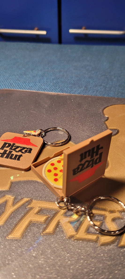 Pizza hut box retro novelty ketchains combo