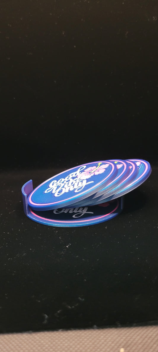 Good vibes only coasters