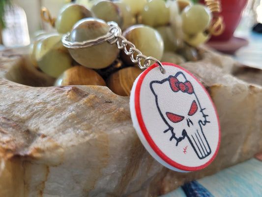 Hello punisher keychain