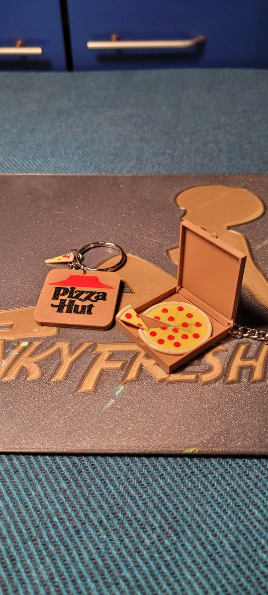 Pizza hut box retro novelty ketchains combo